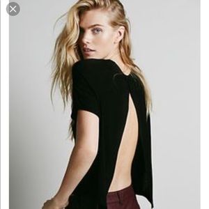 Free People/We the Free Open-back T-shirt